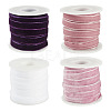 40 Yards 4 Colors Single Face Velvet Ribbon SRIB-TA0001-35C-2