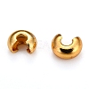 Brass Crimp Bead Covers KK-I681-13A-2