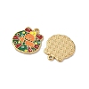 304 Stainless Steel Enamel Pendants STAS-L300-012G-05-2