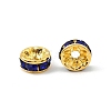 Brass Rhinestone Spacer Beads RB-A014-Z8mm-05G-2