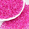 6/0 Inside Colours Transparent Glass Seed Beads SEED-T007-07I-3