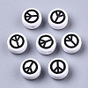 Opaque Acrylic Beads X-MACR-N008-20A-01-2