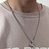 Football Soccer Shoe Alloy Pendant Necklaces FS-WG4A7BD-02-1-3