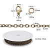 DIY 3m Brass Cable Chain Jewelry Making Kit DIY-YW0005-75AB-2