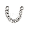 Tarnish Resistant Men's Jewelry Making 304 Stainless Steel Cuban Link Chains CHS-A003M-1.8NK-1