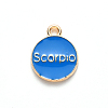 Alloy Enamel Pendants X-ENAM-S124-01B-02L-3