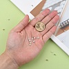 Brass Grade A Rhinestone Spacer Beads RSB034NF-5