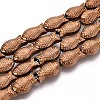 Electroplate Glass Beads Strands X1-EGLA-T025-03F-1