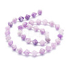 Natural Lilac Jade Beads Strands G-E569-C11-2