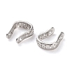 Rhodium Plated 925 Sterling Silver Ear Cuff Findings STER-K176-27P-2