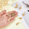 4Pair Brass Leverback Earrings EJEW-HS00002-3