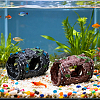2Pcs 2 Colors Resin Stump Display Decorations DJEW-GF0001-87-7
