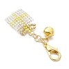 Christmas Gift Handmade Glass Seed Beads Pendant Decoraitons HJEW-MZ00350-03-4