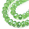 Electroplate Glass Beads Strands EGLA-A034-T10mm-A15-2