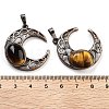 Natural Tiger Eye Pendants G-L602-01R-17-3