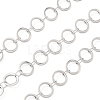 304 Stainless Steel Ring Link Chains CHS-G044-05P-05-1