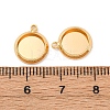 Brass Pendant Cabochon Settings KK-F898-20A-G-3