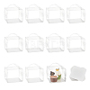 Foldable Transparent Plastic Single Cake Gift Packing Box CON-WH0088-28C-1