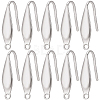 SUNNYCLUE 80Pcs 316 Surgical Stainless Steel Earring Hooks STAS-SC0005-65-1