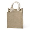 Jute Tote Bags Soft Cotton Handles Laminated Interior ABAG-F003-05-2