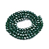 Electroplate Glass Beads Strands EGLA-A044-P4mm-A09-3