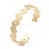 304 Stainless Steel Cuff Bangles for Women BJEW-K263-05G-12-1