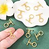SHEGRACE Brass Toggle Clasps XGR0121G-156G-5