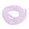 Electroplate Glass Beads Strands EGLA-A034-T4mm-A22-2