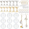 DIY Glass Ball Bottle Drop Earring Making Finding Kit DIY-UN0003-15-1