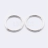 925 Sterling Silver Soldered Closed Jump Rings STER-F036-03S-0.9x6-2