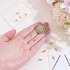 16Pcs Brass Spring Ring Clasps KK-PH0012-87-3