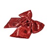 Christmas Plastic Sequin Big Bowknot Pendant Decorations AJEW-S088-04A-3