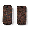 Natural Wenge Wood Pendants WOOD-T023-33A-01-2