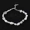 Natural Moonstone Beads Bracelets for Women BJEW-H623-02S-05-4