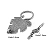 Alloy Toggle Clasps PALLOY-A20005-AS-FF-2