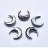 Natural Black Lip Shell Cabochons SSHEL-P015-80B-20mm-1