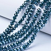 Electroplate Glass Beads Strands EGLA-A034-P8mm-A14-1