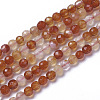 Natural Red Agate Beads Strands G-F596-35-2mm-1