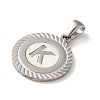 304 Stainless Steel Pendants STAS-I204-K-P-2