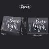 2Pcs Custom Word Acrylic Display Holder AJEW-FH0001-77-6