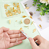 30Pcs 201 Stainless Steel Stud Earring Findings STAS-UN0041-65-2