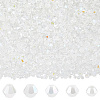 25 Strands 5 Styles Transparent Electroplate Glass Beads Strands GLAA-PA0001-34-7