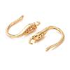 Brass Micro Pave Cubic Zirconia Earring Hooks KK-CBA8EB2-10G-2