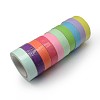 Self Adhesive Solid Color Cotton Ribbon OCOR-S077-1.5cm-M-1