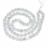 Electroplate Glass Beads Strand EGLA-S188-17-B04-3