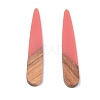 Resin & Walnut Wood Pendants RESI-S358-40S-2