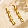 304 Stainless Steel Dangle Earrings EJEW-Z065-04G-1