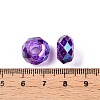 Baking Paint Transparent Glass European Beads GPDL-N005-C14mm-A05-3