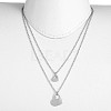 Two Tier Stainless Steel Necklaces NJEW-JN01246-6
