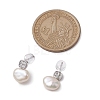 Natural Pearl Ear Studs EJEW-P286-33P-3